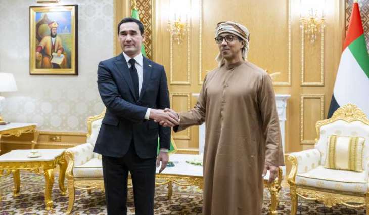 Mansour bin Zayed meets President of Turkmenistan in Ashgabat