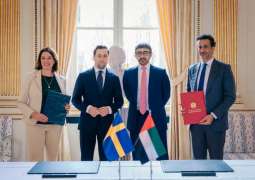 Abdullah bin Zayed meets Sweden's Minister for International Development Cooperation and Foreign Trade