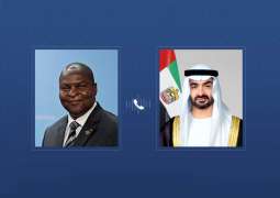 UAE, Central African Republic Presidents hold phone call to discuss bilateral cooperation