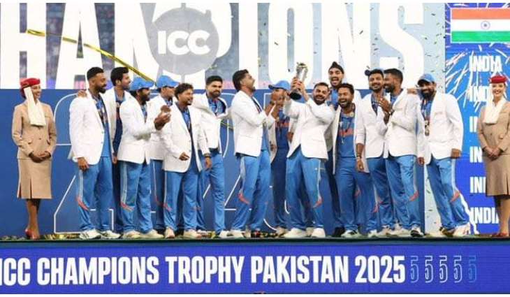 Why is winning team of ICC  Champions Trophy given a white coat?