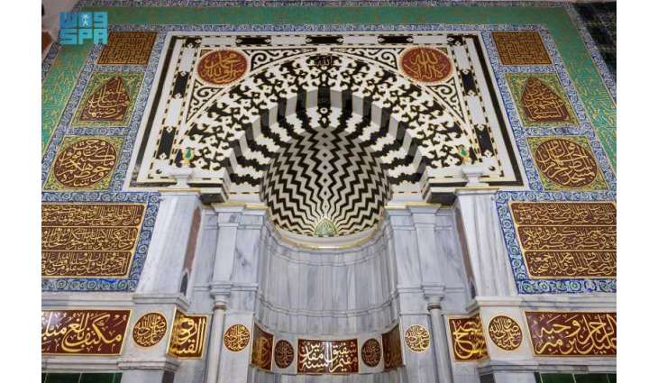 محاريب المسجد النبوي لمسات معمارية إسلامية ميزتها النقوش والزخارف البديعة