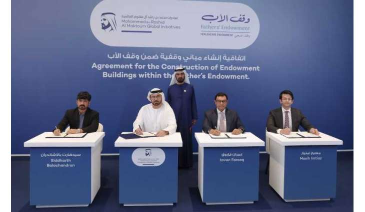 Mohammed bin Rashid attends MBRGI’s signing of agreements for three endowment buildings in support of Fathers’ Endowment campaign