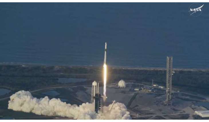 Stuck NASA astronauts one step closer to home after SpaceX crew-swap launch