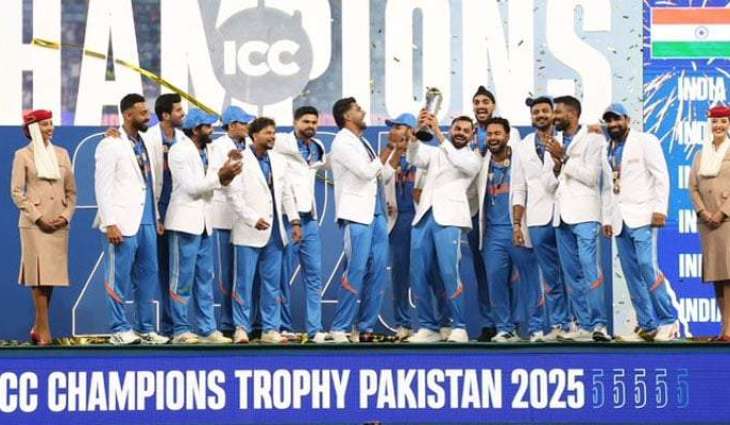 Why is winning team of ICC  Champions Trophy given a white coat?