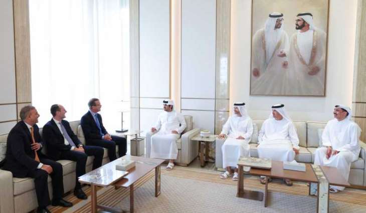Maktoum bin Mohammed meets with Chairman of LGT Group