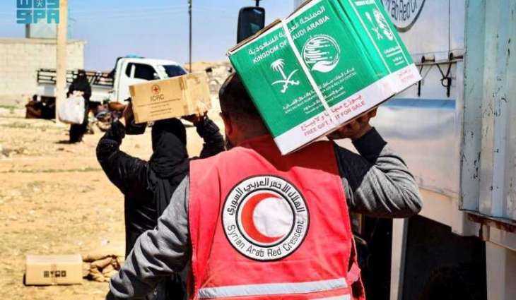 مركز الملك سلمان للإغاثة يوزّع 269 سلة غذائية في بلدة جباب الزيت بمحافظة حمص