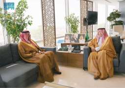 المشرف العام على مركز الملك سلمان للإغاثة يلتقي سفير المملكة لدى موزمبيق