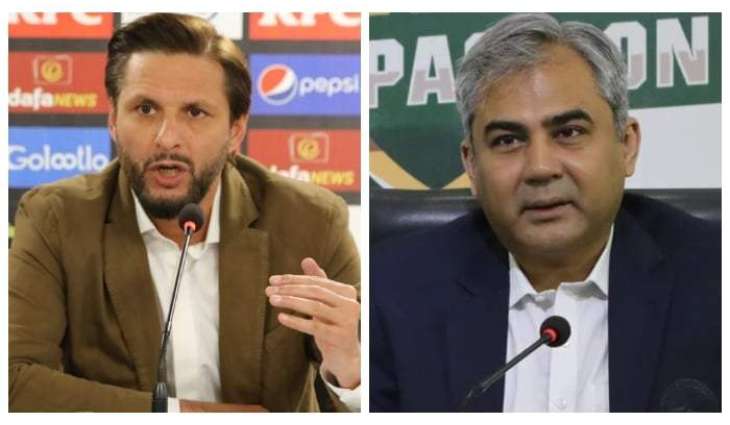 Shahid Afridi advises PCB Chairman Mohsin Naqvi to choose one role