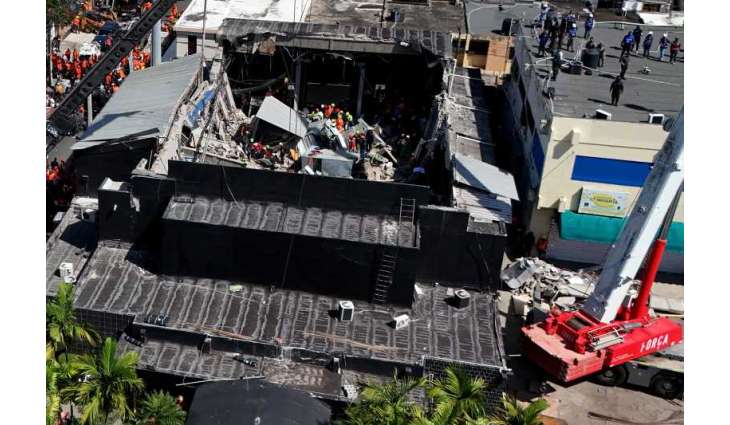 Roof collapses at Dominican Republic building, killing at least 98 people
