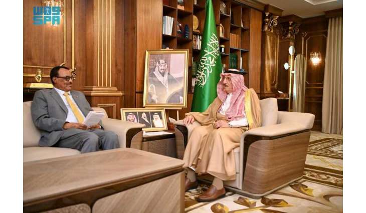 أمير منطقة جازان يستقبل القنصل العام لجمهورية إثيوبيا بجدة