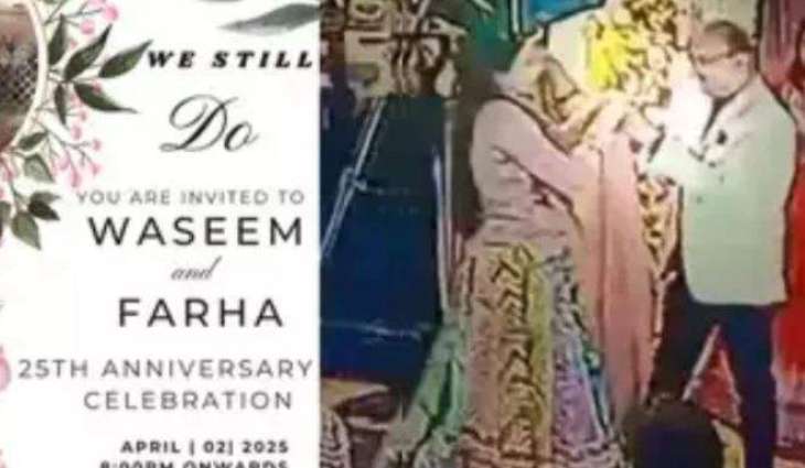 WATCH: Indian man dies while celebrating 25th wedding anniversary with wife
