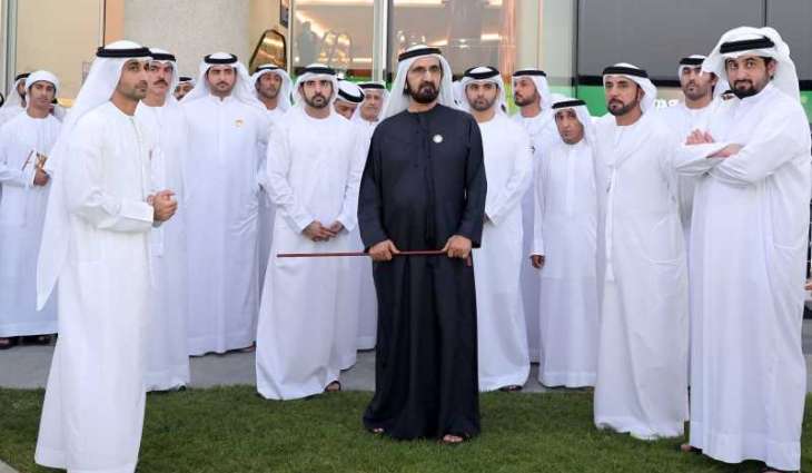 محمد بن راشد يشهد أمسية 