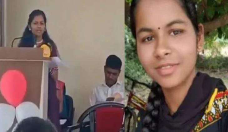 20-year old girl student dies of heart attack while delivering sppech at Indian college