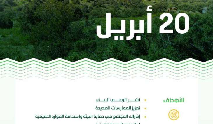 المملكة تستعدّ لتدشين فعاليات أسبوع البيئة تحت شعار 