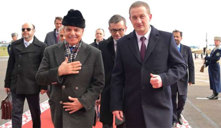 PM Shehbaz arrives in Minsk on two-day official visit