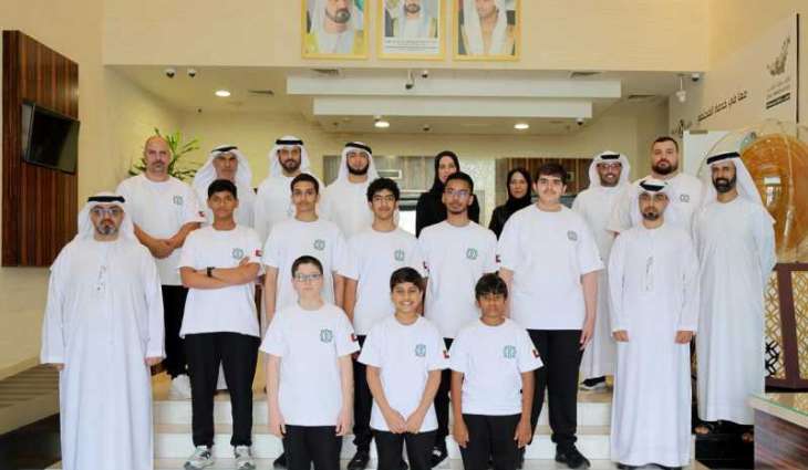 Rashid bin Hamdan meets Hamdan Centre for Giftedness and Innovation team ahead of FLL World Finals in Houston