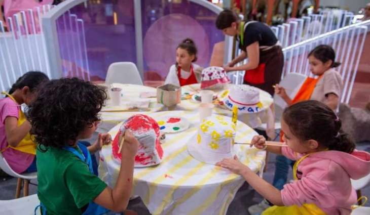 Children dive into a riot of colours and creativity at SCRF 2025