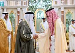 Amir of Kuwait Receives IOC President, Saudi Minister of Sport at Bayan Palace