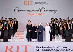Ahmed bin Saeed attends graduation of 300 students from RIT-Dubai