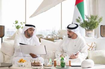 حمدان بن زايد يستقبل وفداً من دائرة الصحة ويطلع على أبرز المبادرات الصحية في منطقة الظفرة