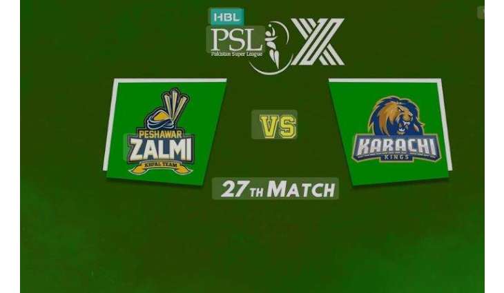 PSL 2025 Match 27 Peshawar Zalmi Vs. Karachi Kings Live Score, History, Who Will Win