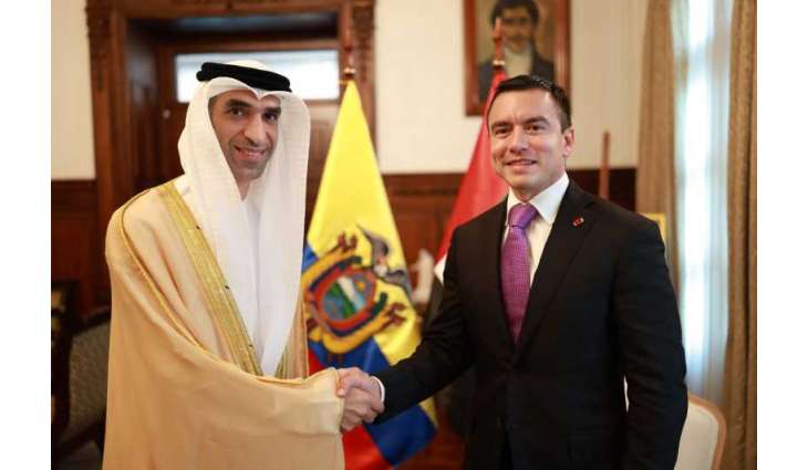 On behalf of UAE’s President, Thani Al Zeyoudi attends inauguration of President of Ecuador for new term