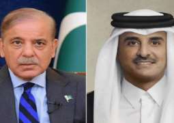 رئیس الوزراء شھباز شریف یجري اتصالا ھاتفیا مع أمیر دولة قطر