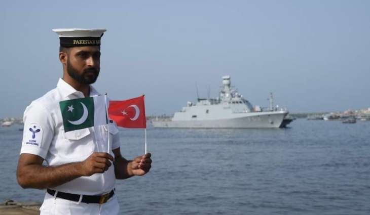 Turkish Naval Ship TCG Büyükada Visits Karachi