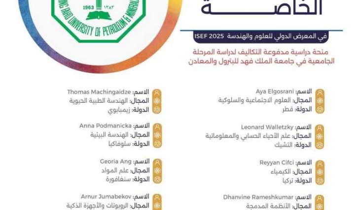 المملكة تقدم 18 جائزة لموهوبين ومبدعين دوليين في 