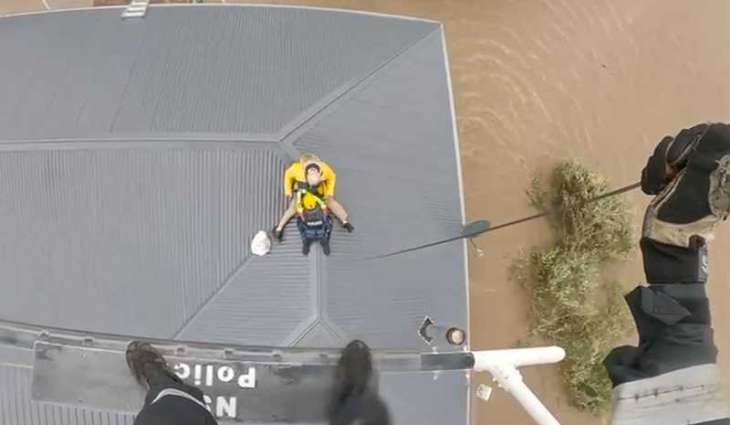 Australian authorities airdrop supplies to farmers stranded by floods