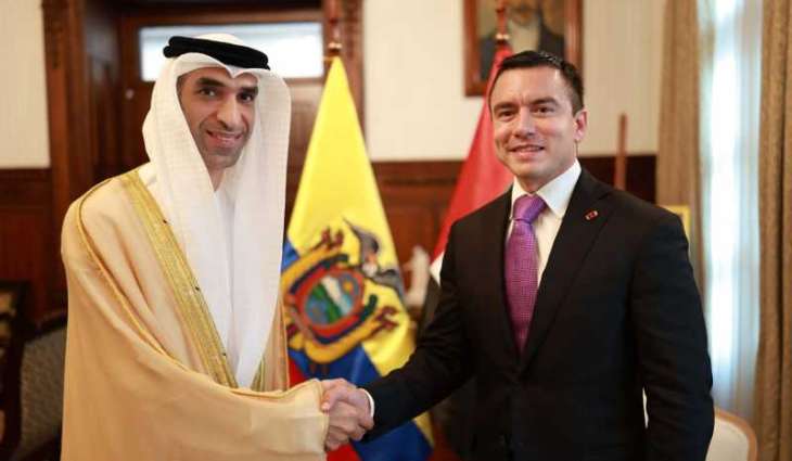 On behalf of UAE’s President, Thani Al Zeyoudi attends inauguration of President of Ecuador for new term