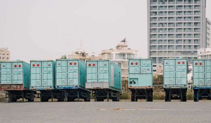 UAE ship carrying 14 water desalination plants arrives in Cyprus