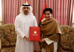 UAE Ambassador presents copy of credentials to Minister of Foreign Affairs of Ecuador