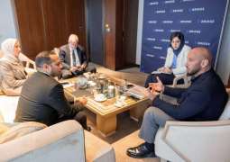 Abdulla Al Hamed holds talks with media leaders in London ahead of 'Bridge'