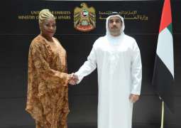 Deputy Director of MoFA’s Dubai Office receives credentials of Consul General of Republic of Angola