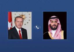 Saudi Crown Prince discusses regional escalation with Turkish President