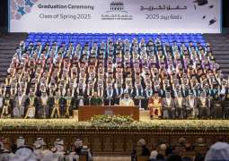 سلطان بن أحمد القاسمي يشهد حفل تخريج دفعة ربيع 2025 من جامعة الشارقة