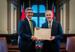 UAE President sends written message to Canadian Prime Minister