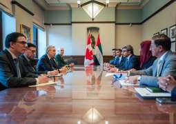Abdullah bin Zayed meets Canadian Minister of Finance and National Revenue