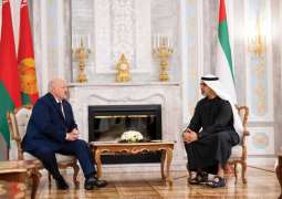 ولي عهد أبوظبي والرئيس البيلاروسي يبحثان سبل تعزيز العلاقات الثنائية