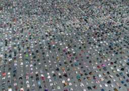 Thousands of children's shoes placed on streets in Almere to honor Gaza's martyred children