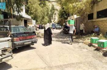 KSrelief Distributes 1,179 Food Baskets to Syrian Families in Rural Damascus