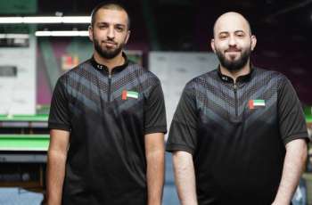 ذهبية وبرونزية للإمارات في بطولة كأس الاتحاد العربي للبلياردو