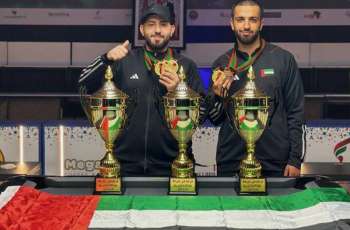 8 ميداليات لمنتخب الإمارات بكأس الاتحاد العربي للبلياردو والسنوكر