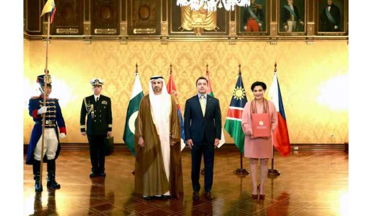 سفير الإمارات يقدم أوراق اعتماده لرئيس الإكوادور 