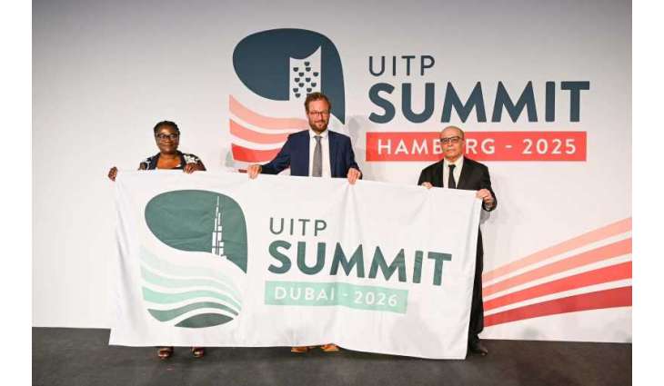 RTA receives flag to host UITP Global Public Transport Summit 2026