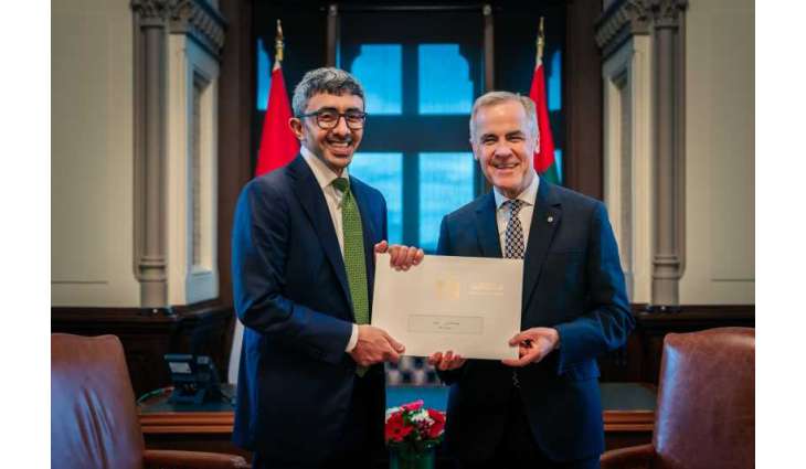 UAE President sends written message to Canadian Prime Minister