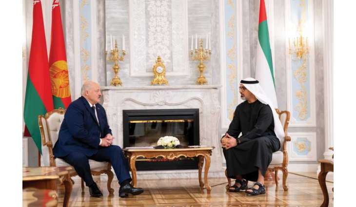 ولي عهد أبوظبي والرئيس البيلاروسي يبحثان سبل تعزيز العلاقات الثنائية