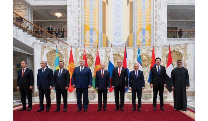 On behalf of UAE President, Crown Prince of Abu Dhabi attends Supreme Eurasian Economic Council meeting