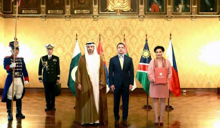 سفير الإمارات يقدم أوراق اعتماده لرئيس الإكوادور 